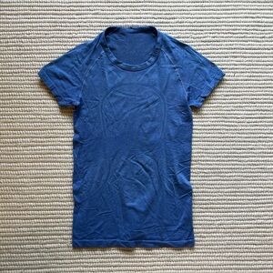 Lululemon blue Swiftly Tech Short-Sleeve Shirt
